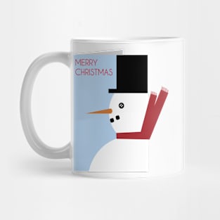 Snowman Christmas Card Mug